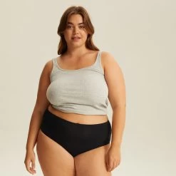 Culotte Très Haute One Size Noire JUST ONE COTON 7 Culotte Très Haute One Size Noire JUST ONE COTON -Soutiens-gorge Boutique BL04601 030 WEB 3