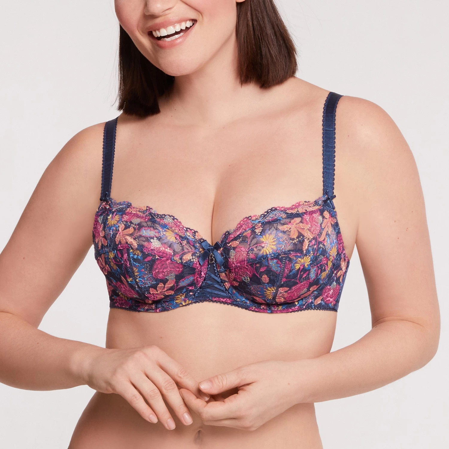 Soutien-gorge Emboîtant Avec Armatures Marine Imprimé Luccia Swing 3 Soutien-gorge Emboîtant Avec Armatures Marine Imprimé Luccia Swing – Image 3