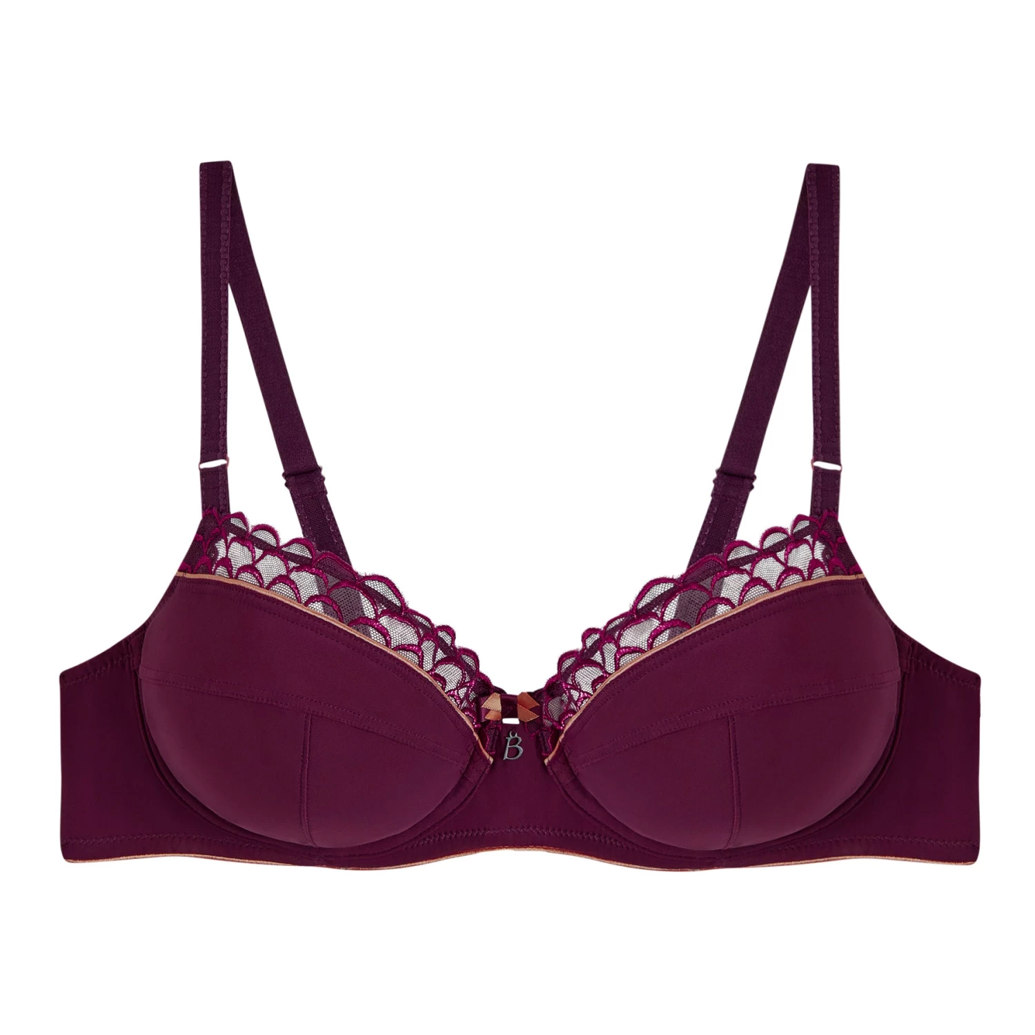 Soutien-gorge Emboîtant Avec Armatures Cassis Sydney Pure 1 Soutien-gorge Emboîtant Avec Armatures Cassis Sydney Pure