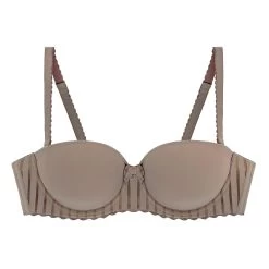 Soutien-gorge Bandeau Avec Armatures Beige Noisette Stockholm